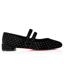 Load image into Gallery viewer, Christian Louboutin Sweet Jane Plum Strass Women Shoes | Color Black
