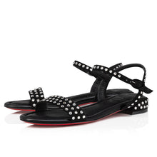 Load image into Gallery viewer, Christian Louboutin Sweet Jane Sandal Strass Boum Women Shoes | Color Black
