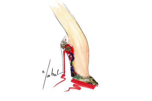 Louboutin goes gold!