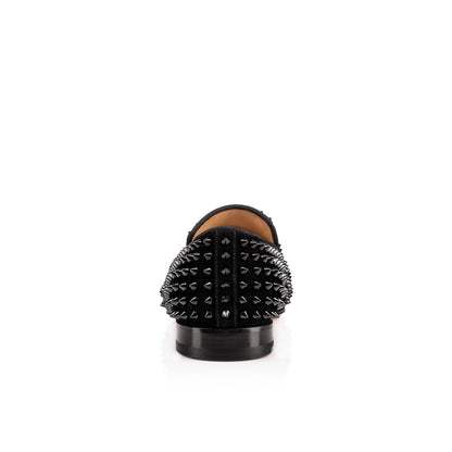 Christian Louboutin Dandelion Spikes Men Shoes | Color Black