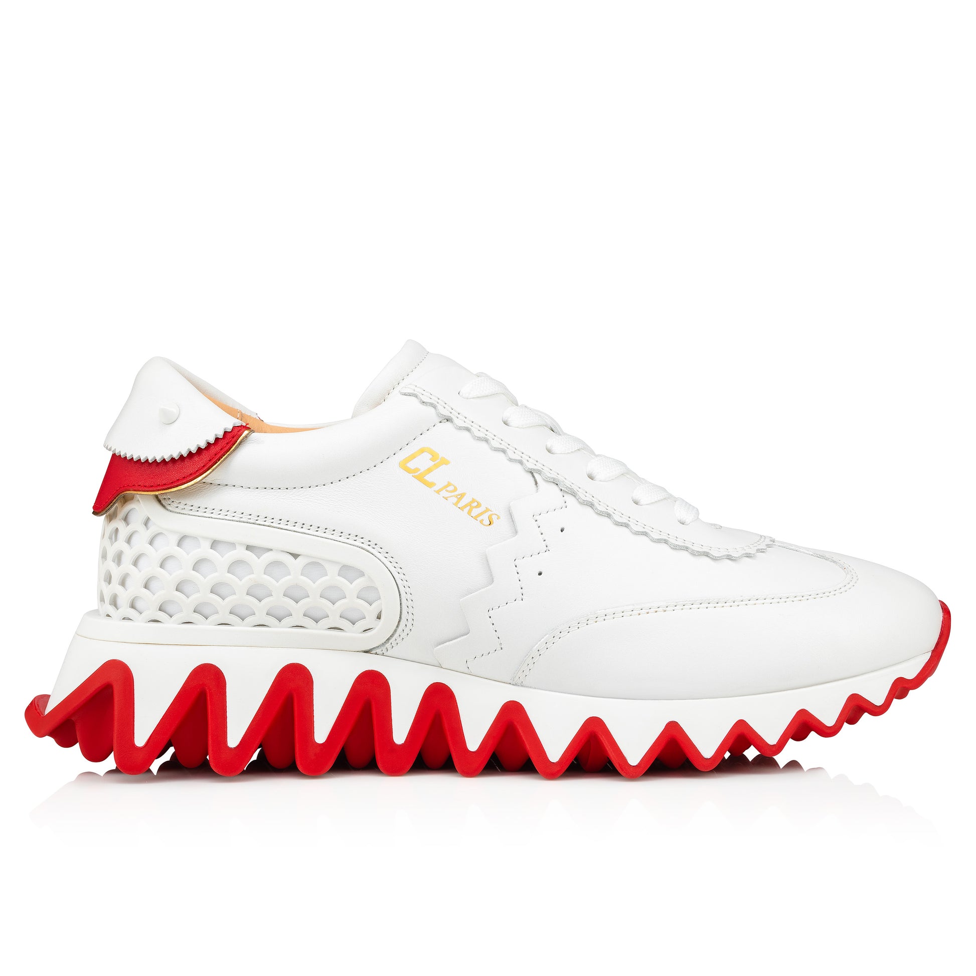 Christian Louboutin Loubishark  Women Shoes | Color White