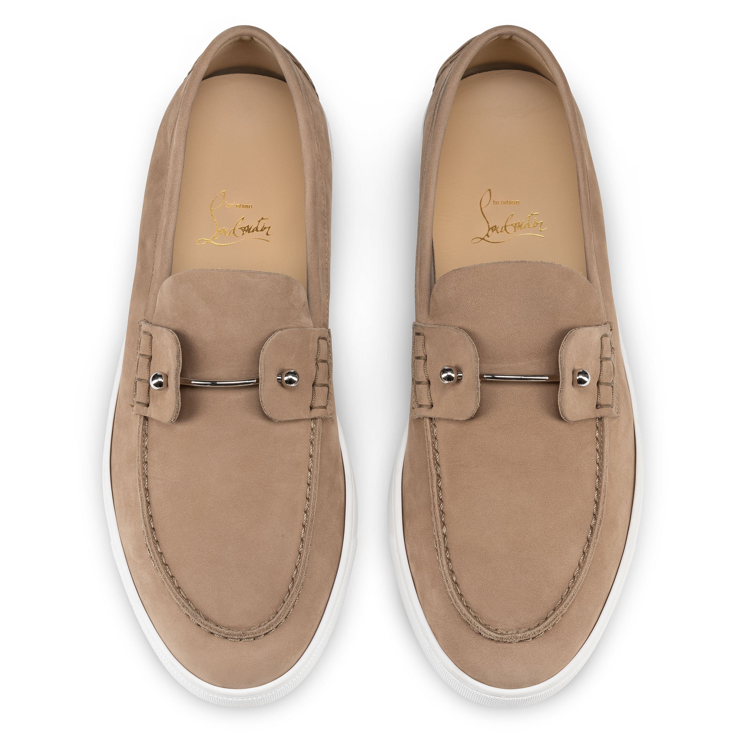 Christian Louboutin Chambeliboat Men Shoes | Color Beige