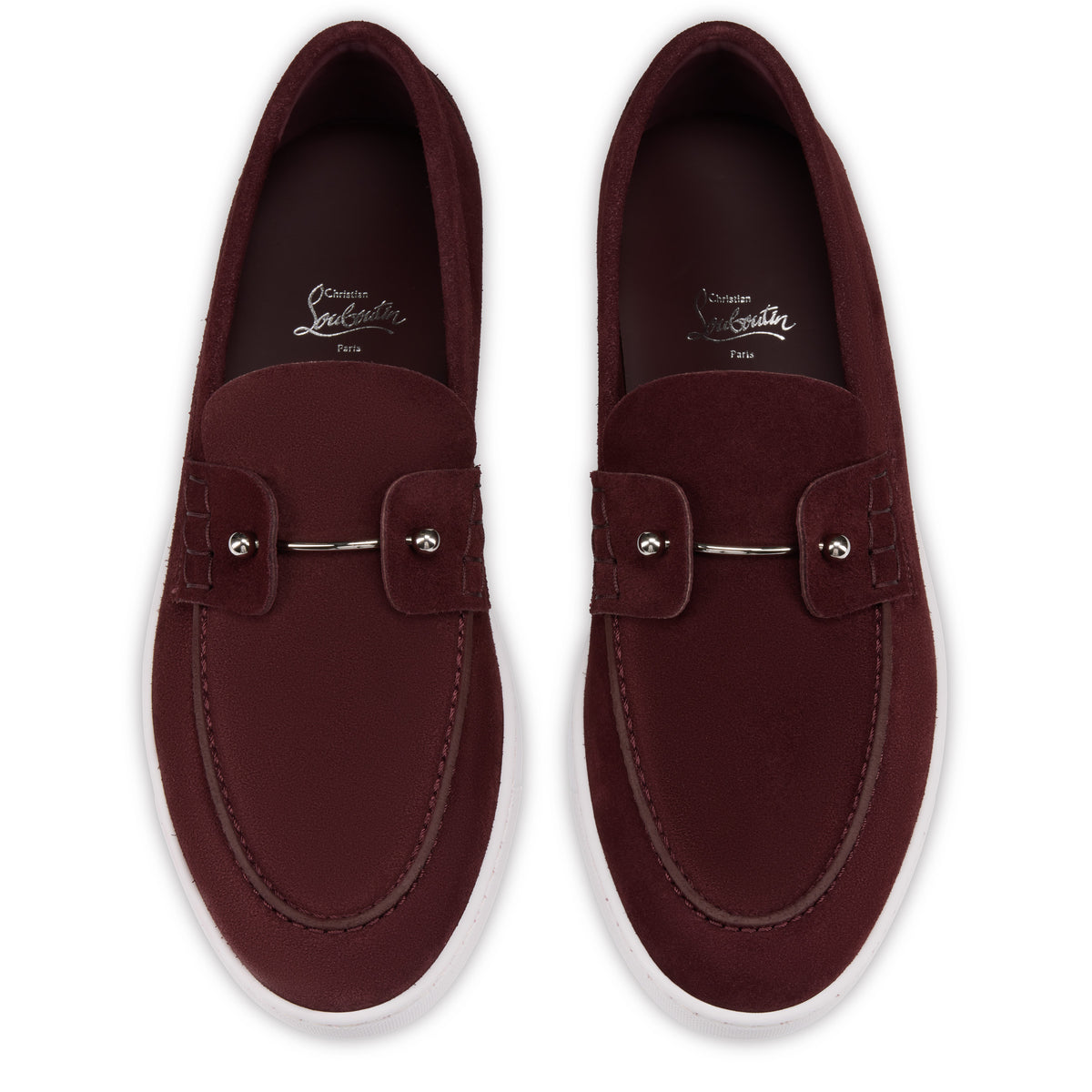 Christian Louboutin Chambeliboat Men Shoes | Color Purple