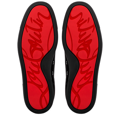 Christian Louboutin Louis Junior Spikes Men Shoes | Color Black