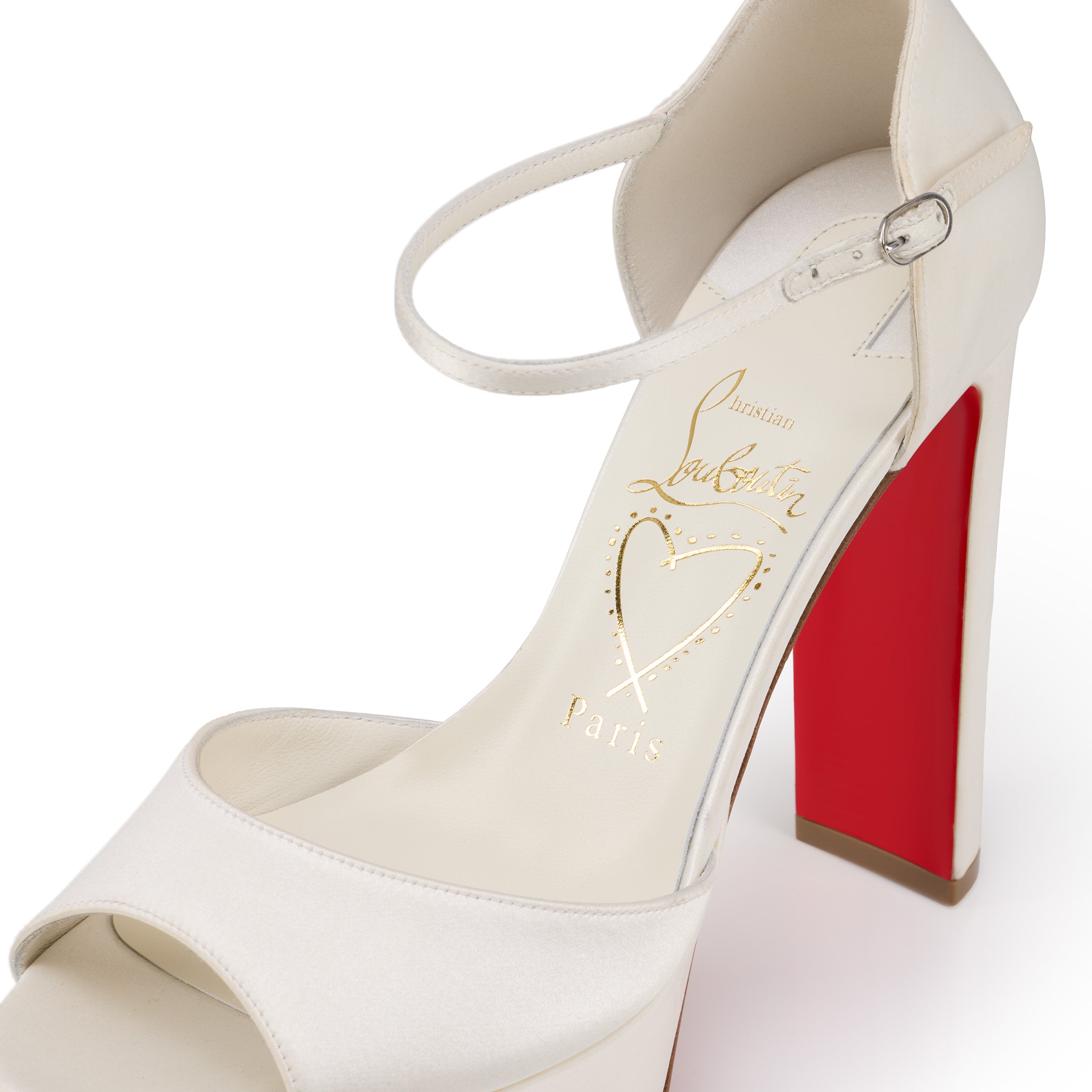 Christian Louboutin Sandaloo Women Shoes | Color White