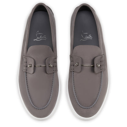 Christian Louboutin Chambeliboat Men Shoes | Color Grey
