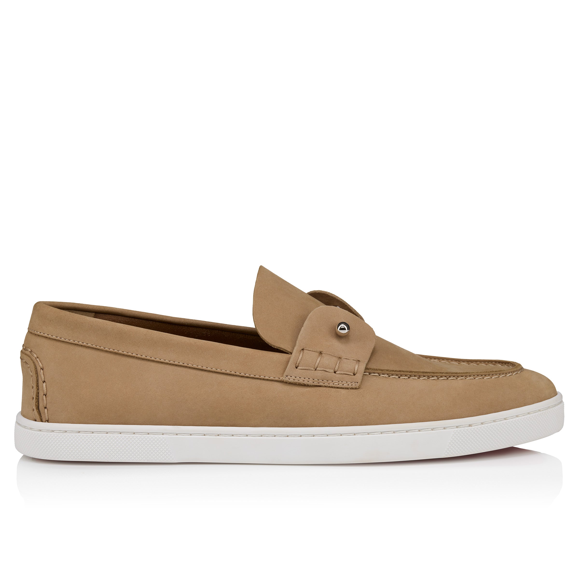 Christian Louboutin Chambeliboat Men Shoes | Color Brown