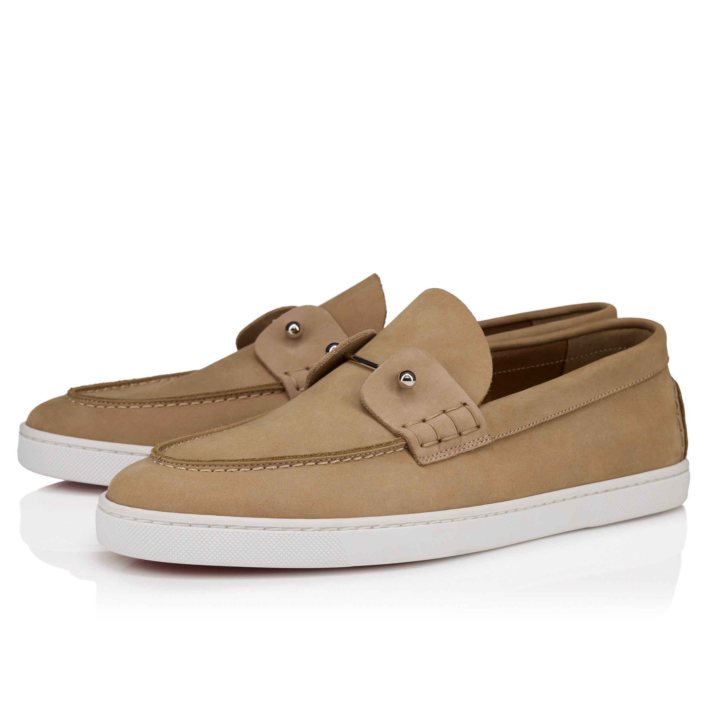Christian Louboutin Chambeliboat Men Shoes | Color Brown