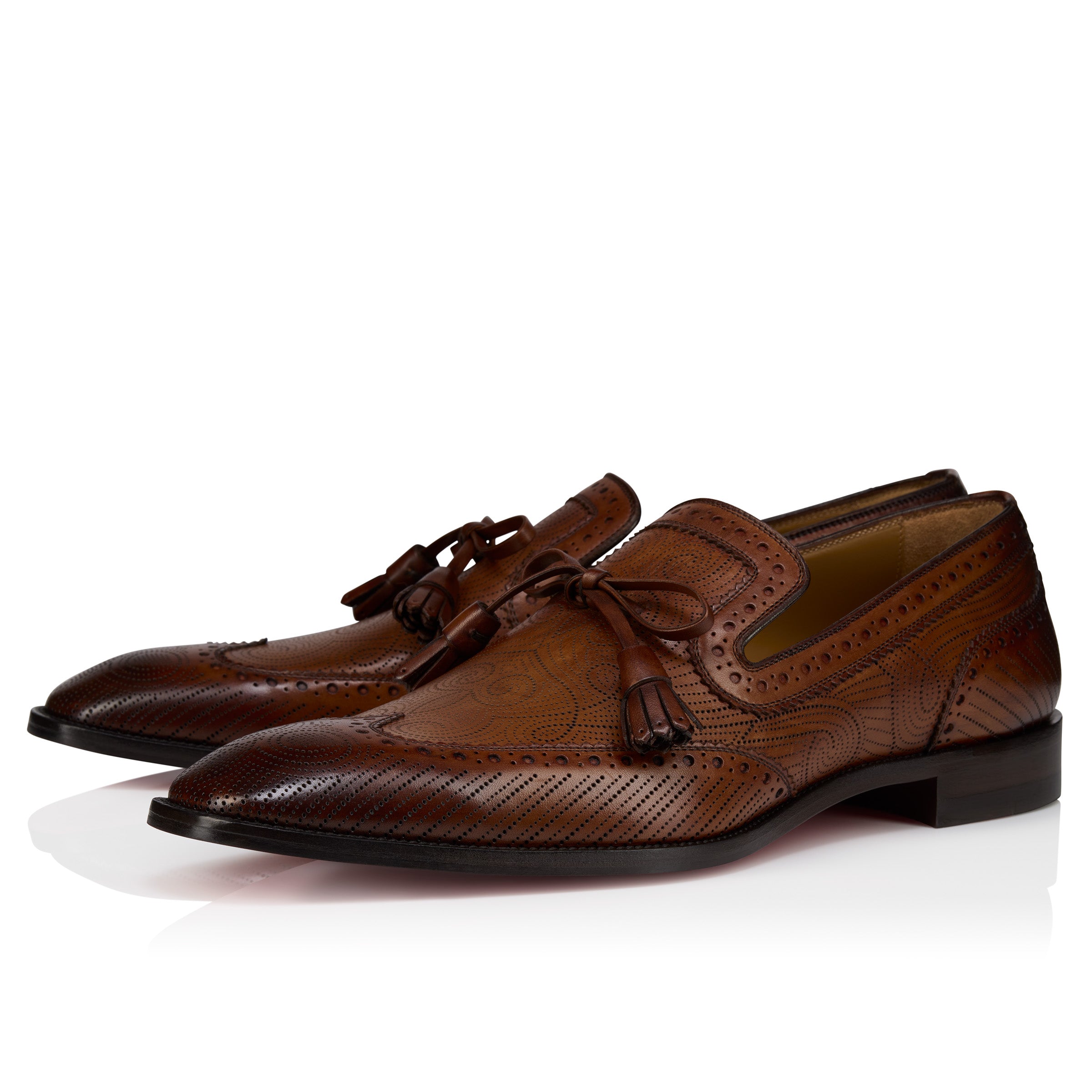 Christian Louboutin Grave Moc Men Shoes | Color Brown New