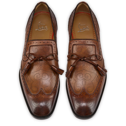 Christian Louboutin Grave Moc Men Shoes | Color Brown New