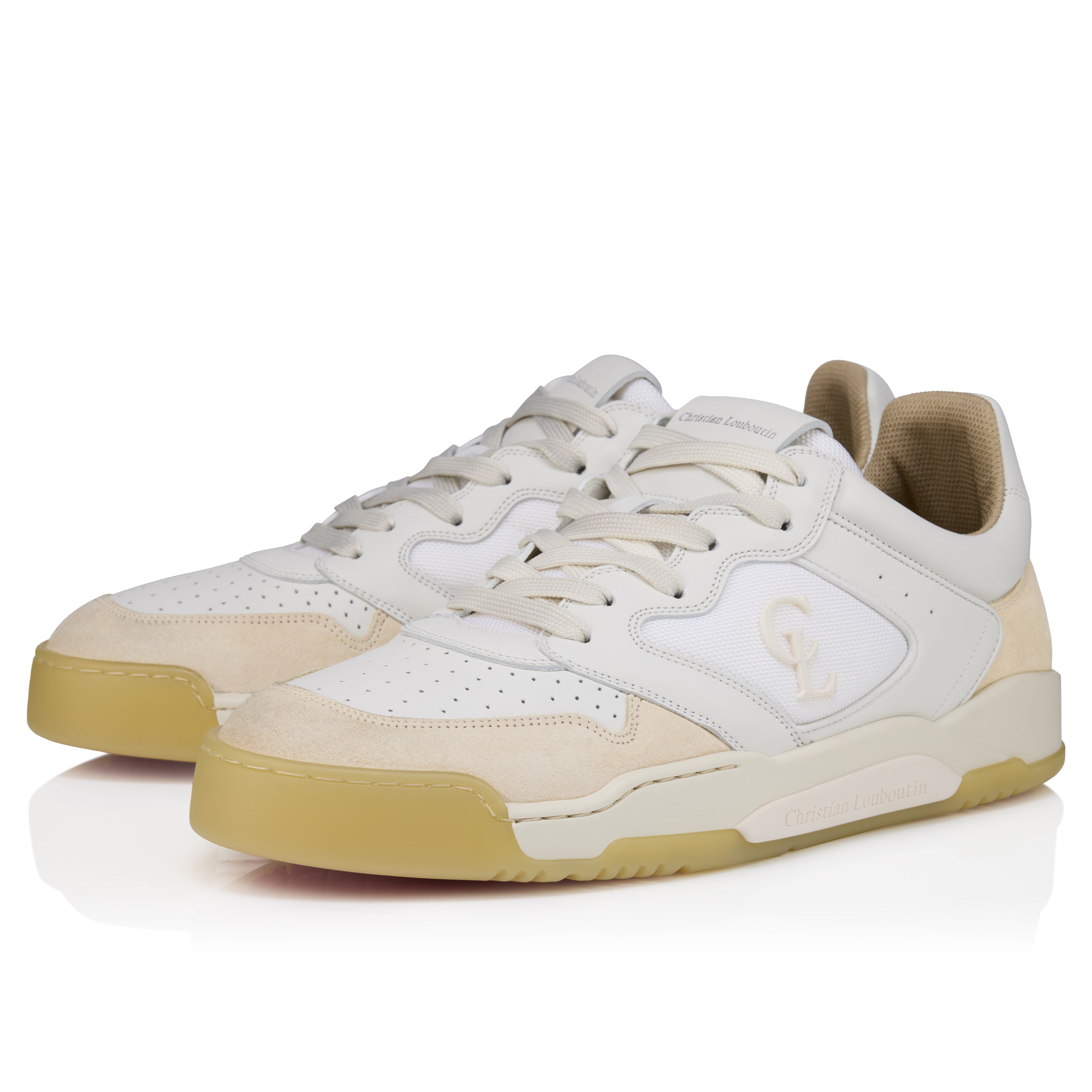 Christian Louboutin Bsktball 1 Retro Men Shoes | Color White