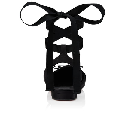 Christian Louboutin Cassia Lace Up Women Shoes | Color Black