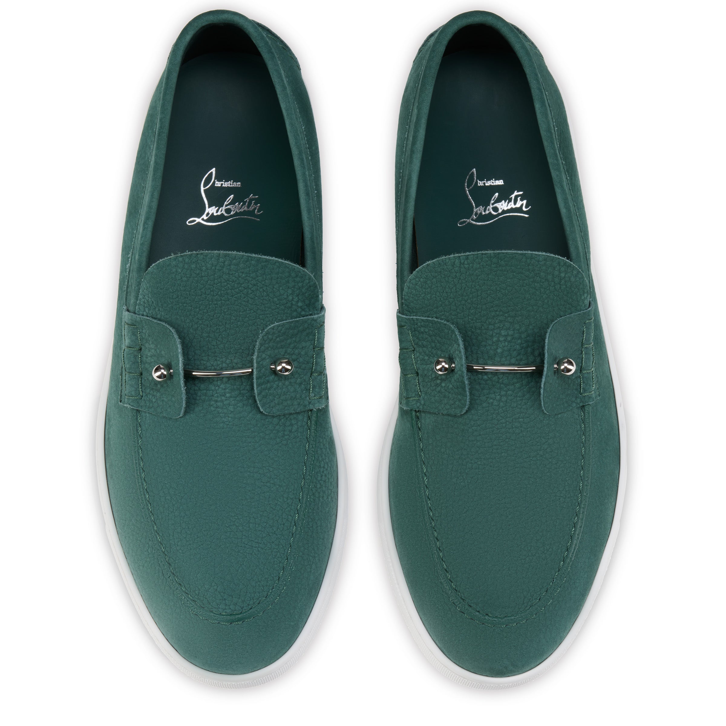 Christian Louboutin Chambeliboat Men Shoes | Color Green