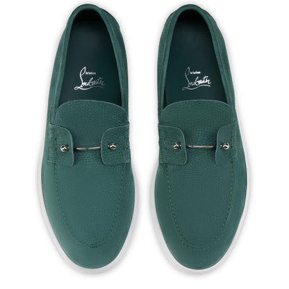 Christian Louboutin Chambeliboat Men Shoes | Color Green