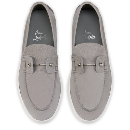 Christian Louboutin Chambeliboat Men Shoes | Color Grey