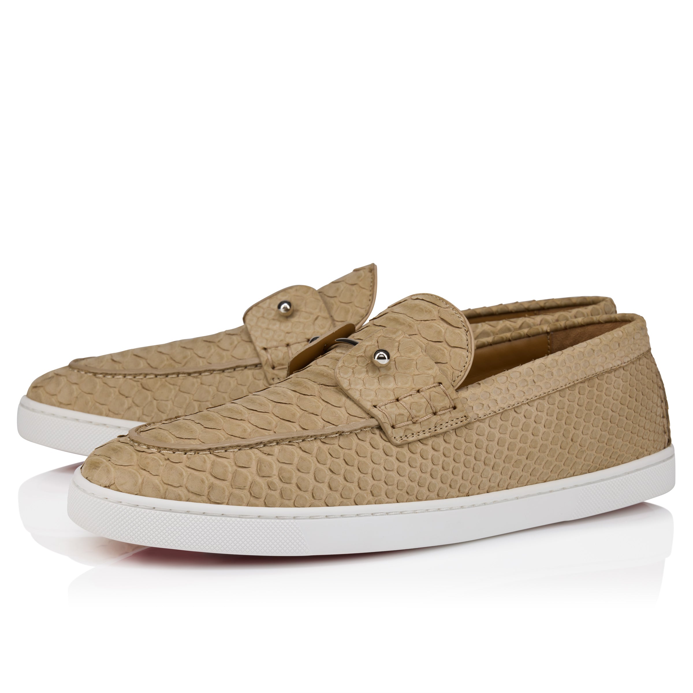 Christian Louboutin Chambeliboat Men Shoes | Color Beige