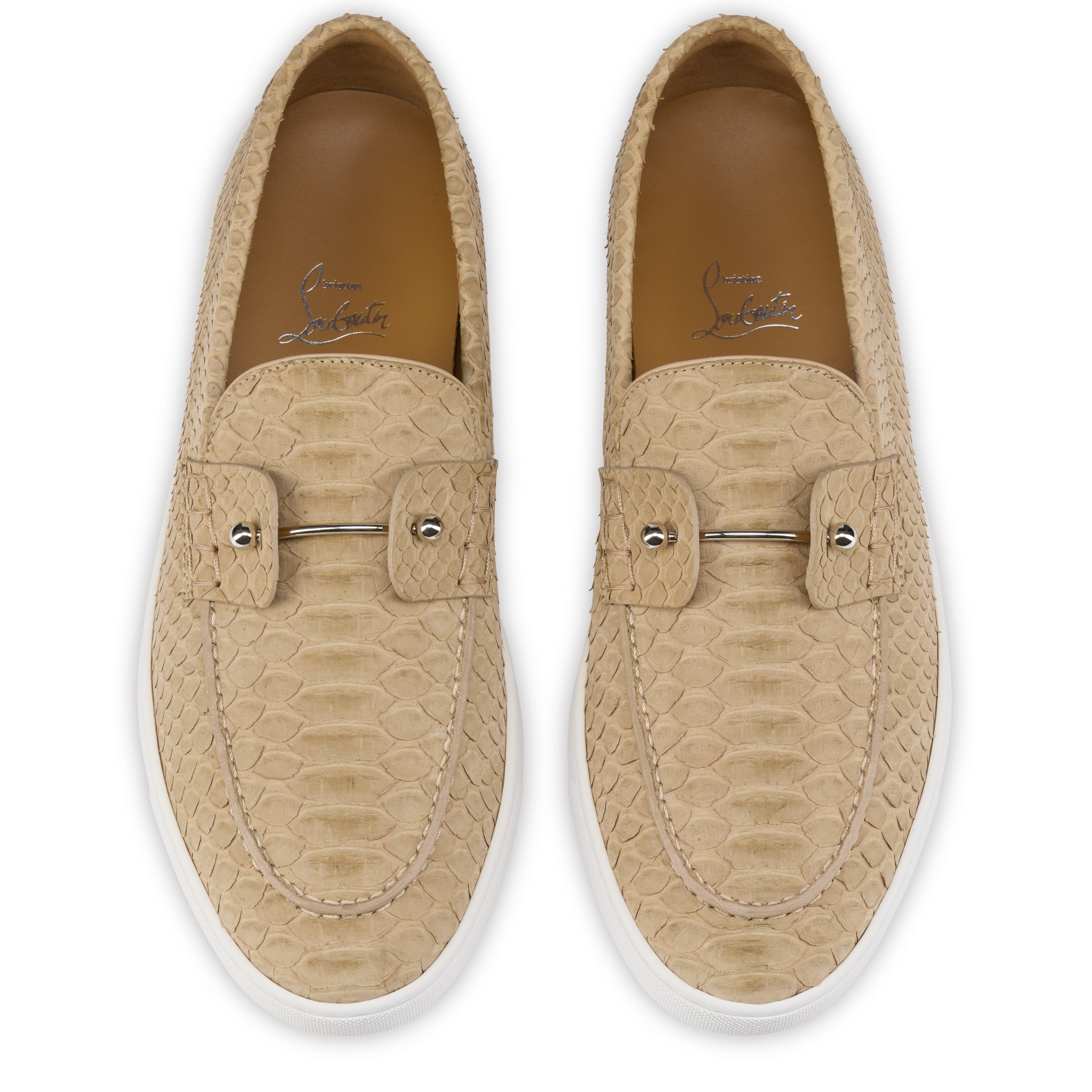 Christian Louboutin Chambeliboat Men Shoes | Color Beige