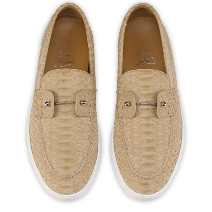 Christian Louboutin Chambeliboat Men Shoes | Color Beige