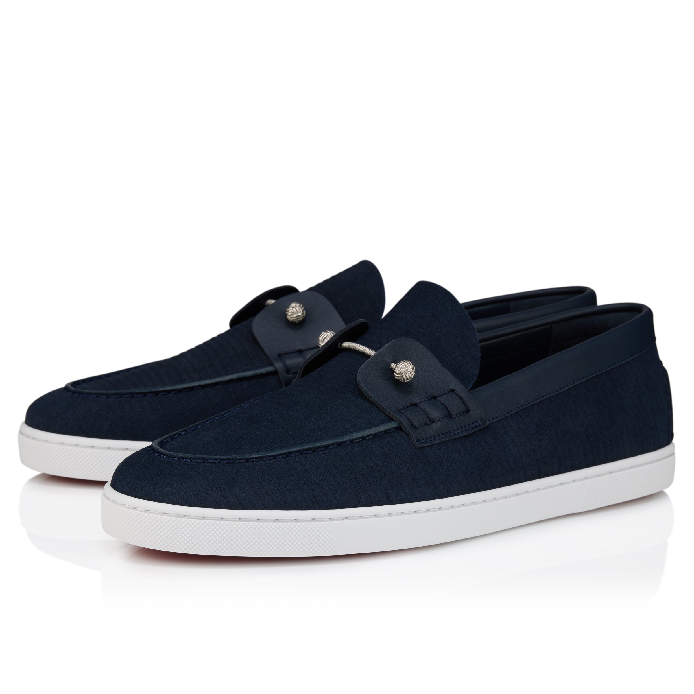Christian Louboutin Chambeliboat Yacht Men Shoes | Color Navy