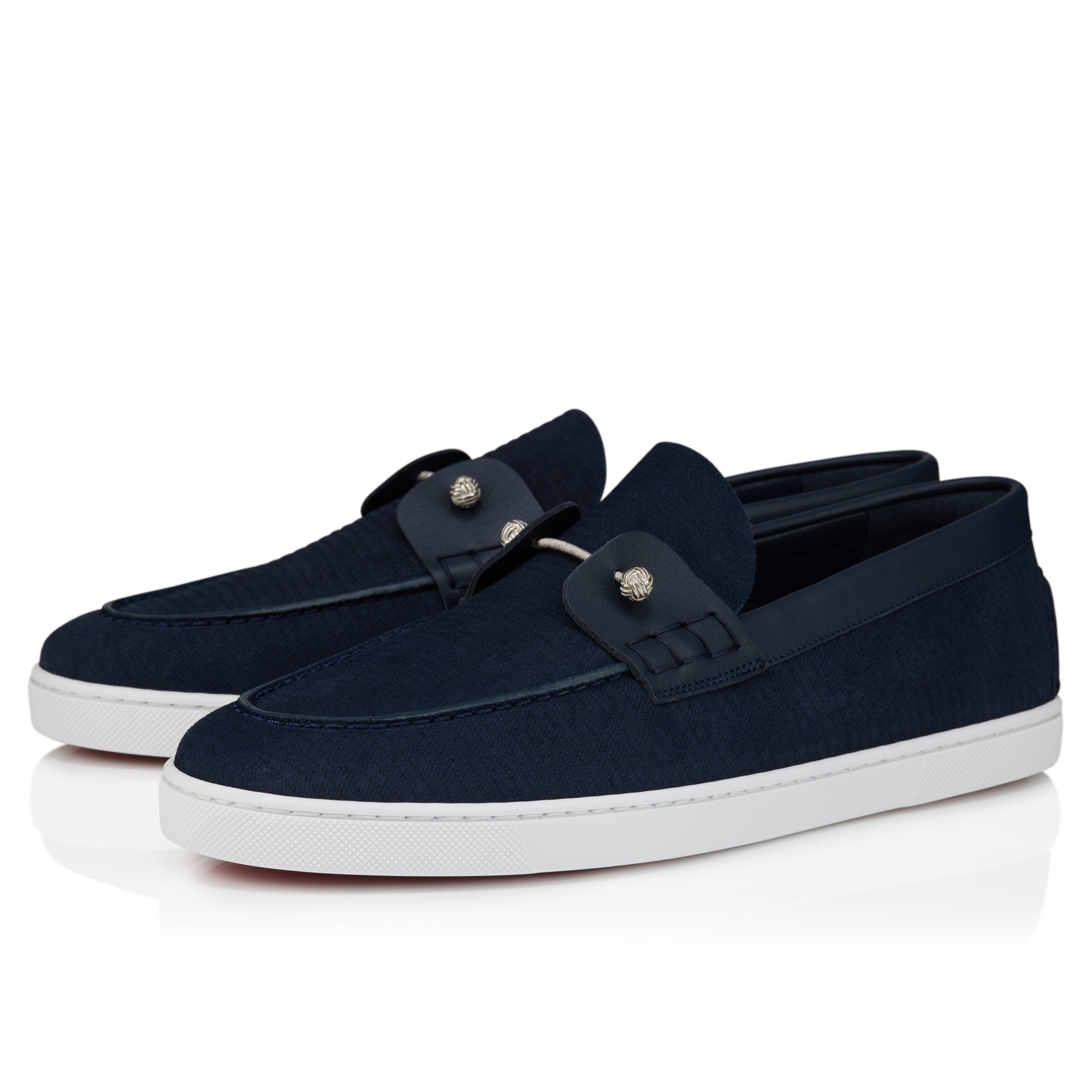 Christian Louboutin Chambeliboat Yacht Men Shoes | Color Navy