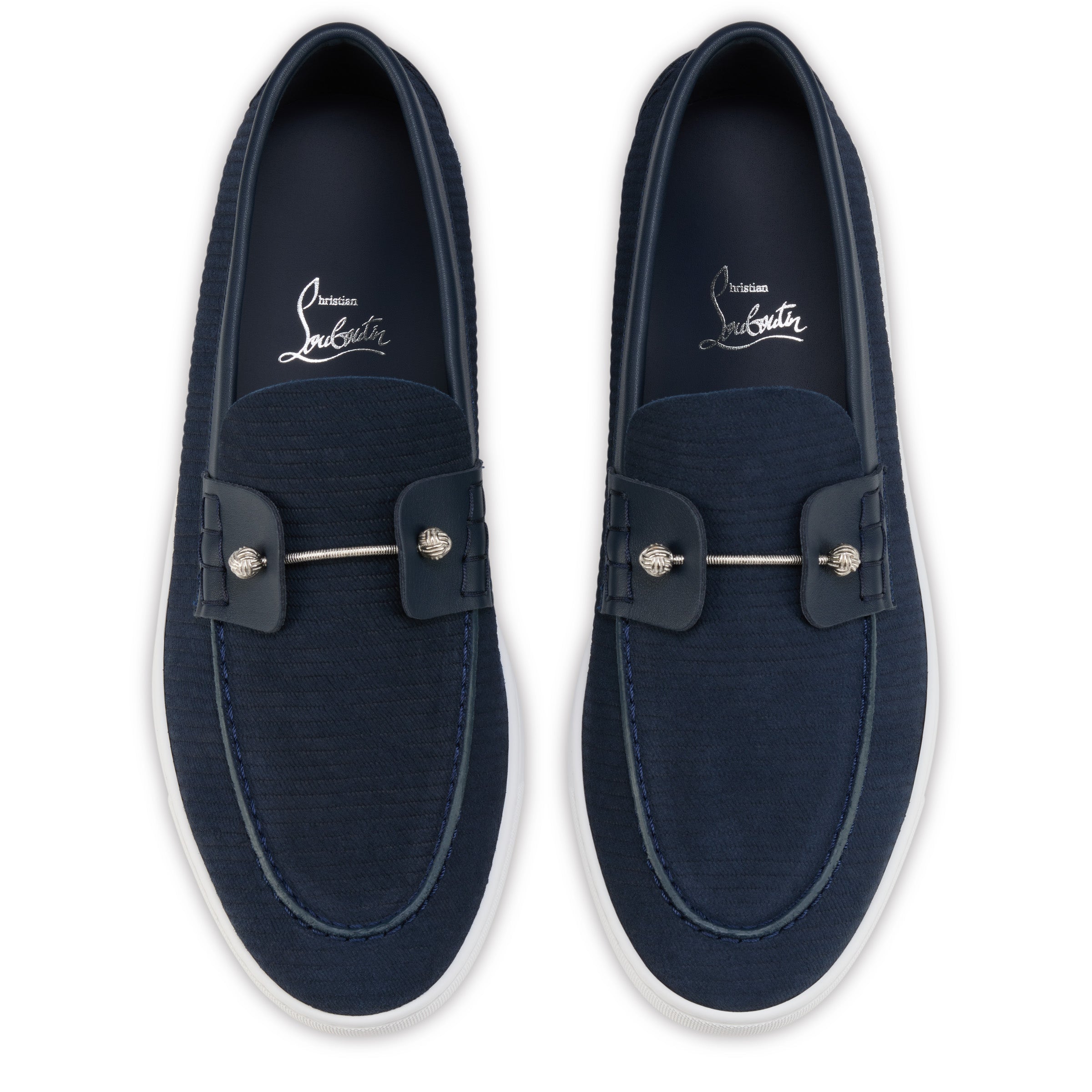 Christian Louboutin Chambeliboat Yacht Men Shoes | Color Navy