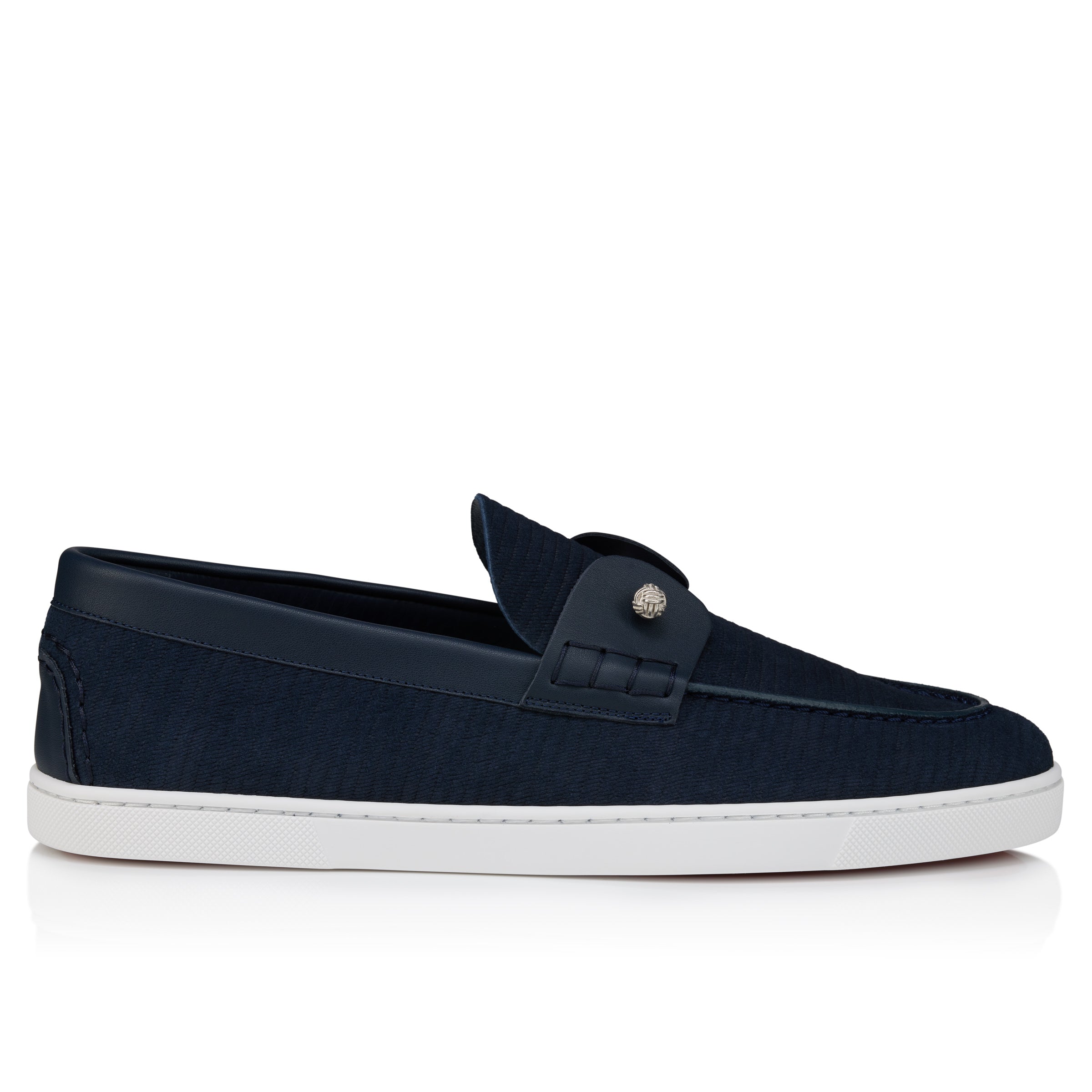 Christian Louboutin Chambeliboat Yacht Men Shoes | Color Navy