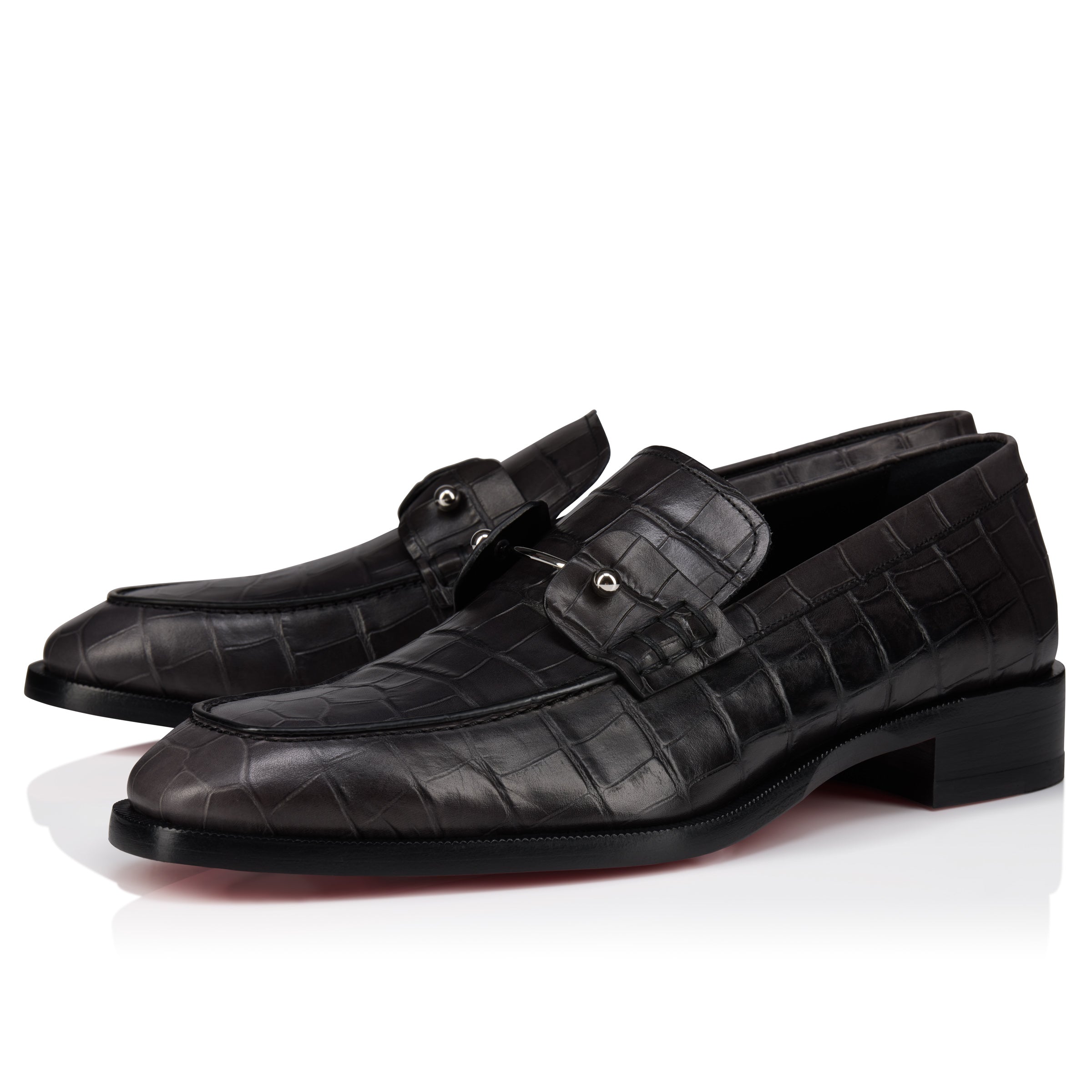 Christian Louboutin Chambelimoc Men Shoes | Color Grey