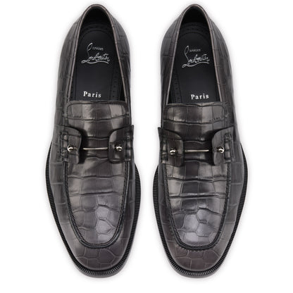 Christian Louboutin Chambelimoc Men Shoes | Color Grey