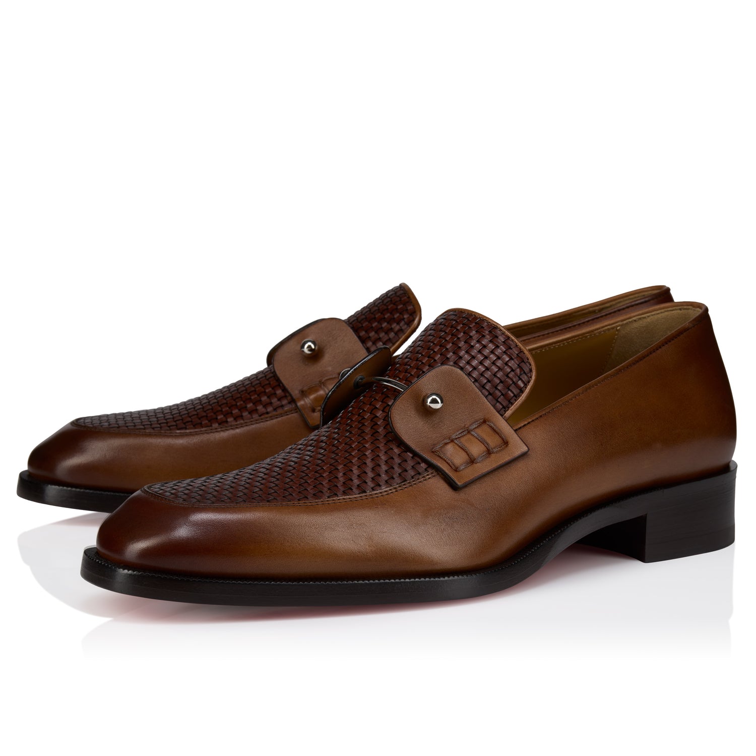 Christian Louboutin Chambelimoc Men Shoes | Color Brown New