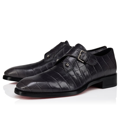 Christian Louboutin Chambelimonk Men Shoes | Color Grey