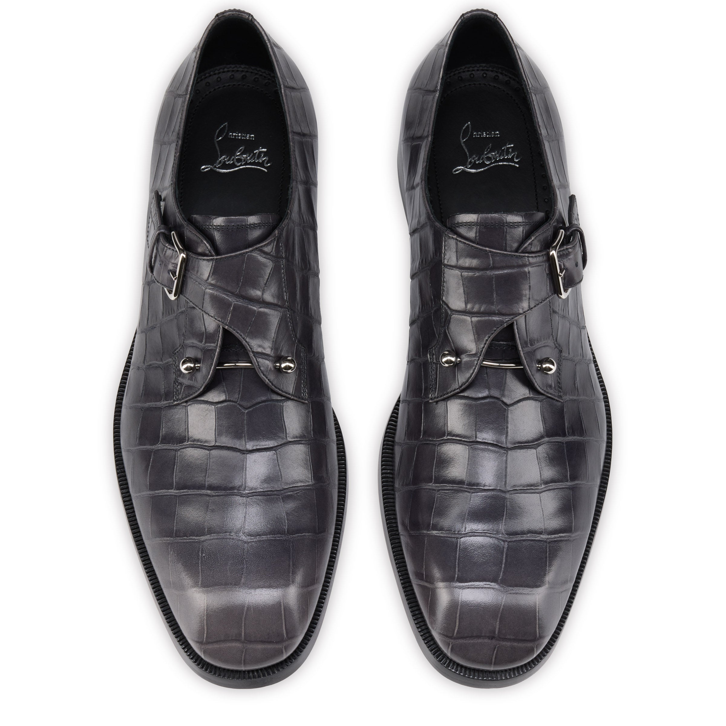 Christian Louboutin Chambelimonk Men Shoes | Color Grey