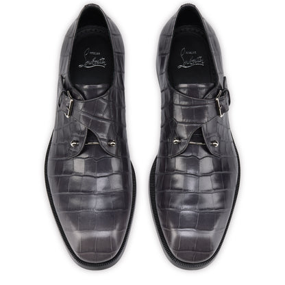 Christian Louboutin Chambelimonk Men Shoes | Color Grey