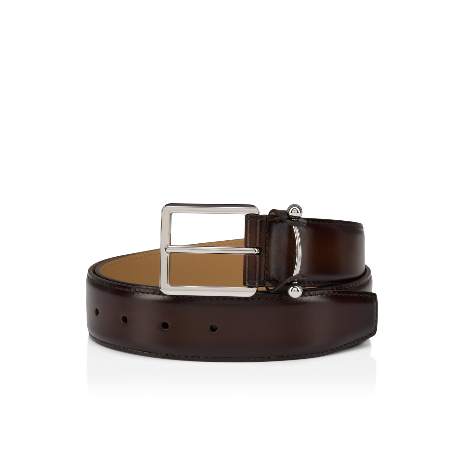 Christian Louboutin Chambeliss Men Belts | Color Brown New