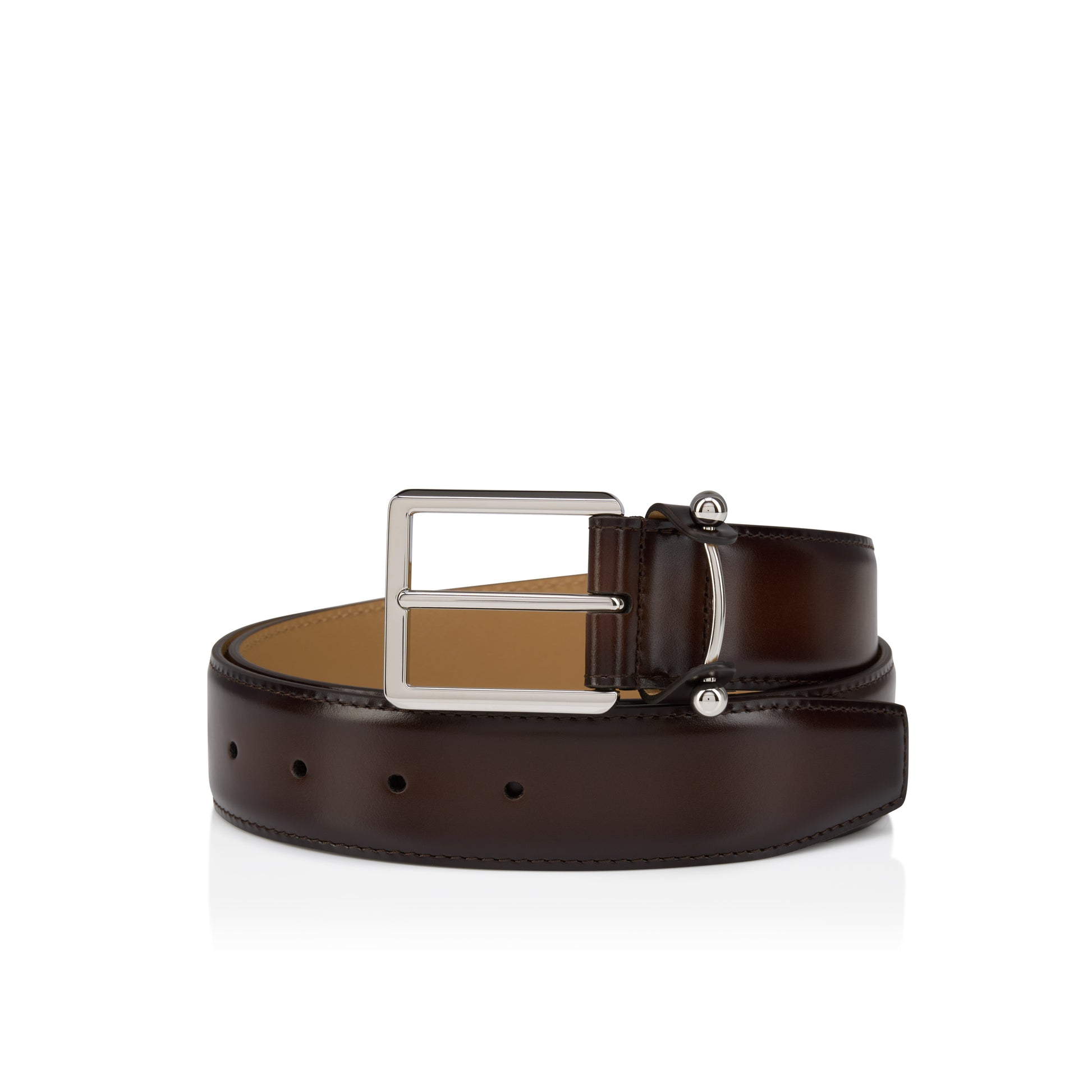Christian Louboutin Chambeliss Men Belts | Color Brown New