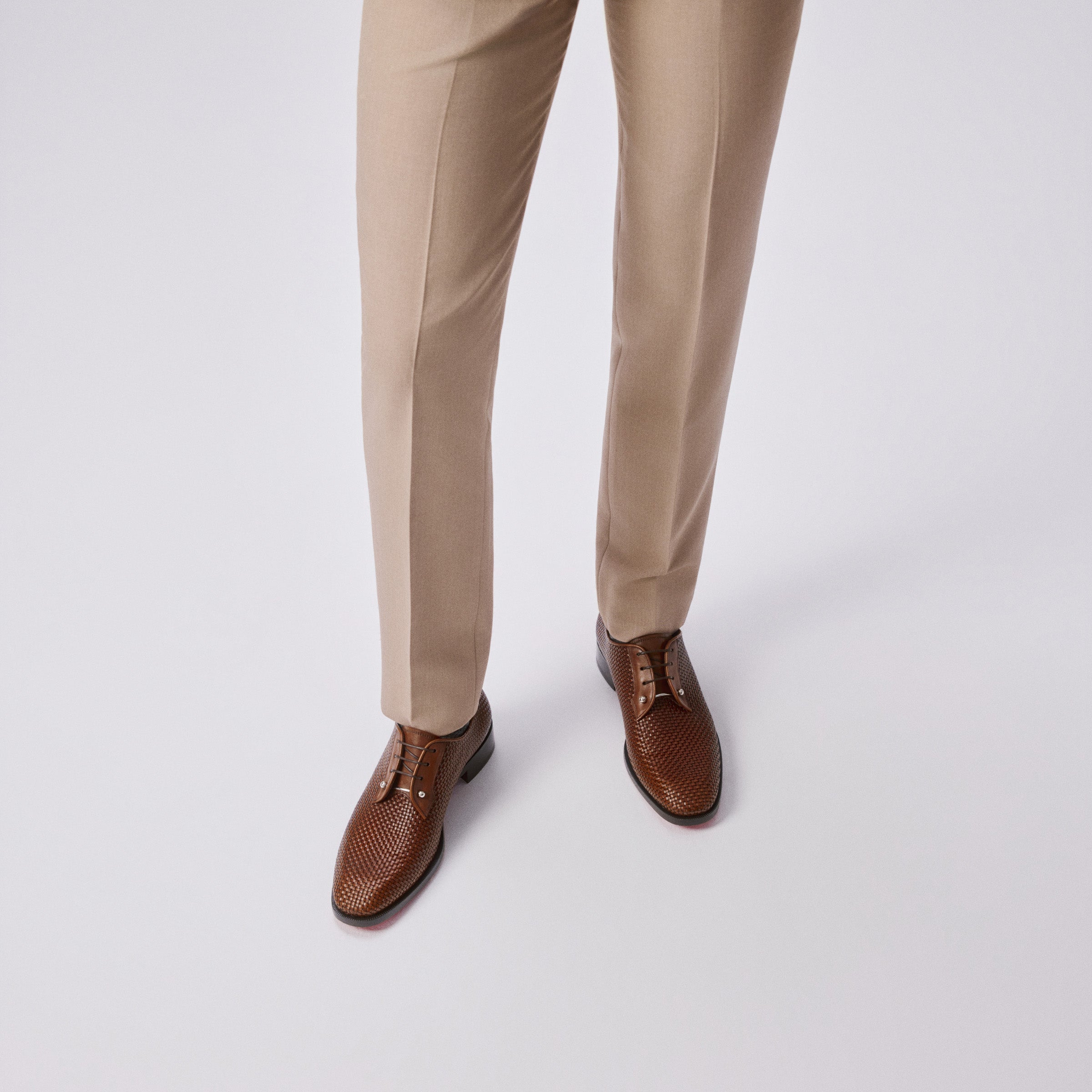 Christian Louboutin Chambeliss Men Shoes | Color Brown New