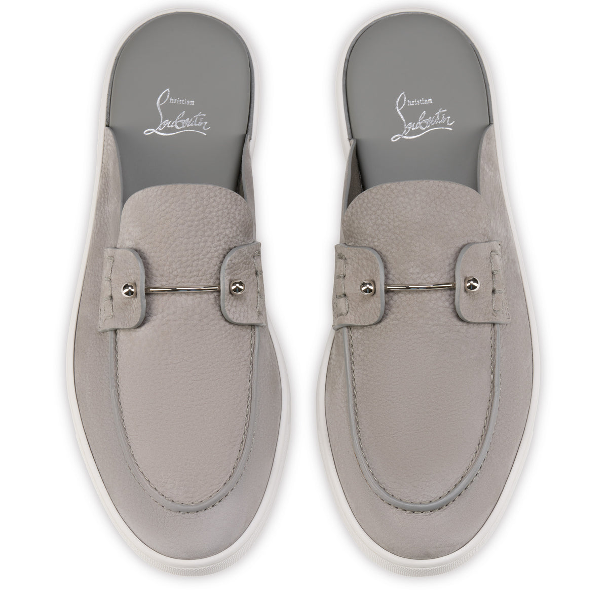 Christian Louboutin Chanme Men Shoes | Color Grey