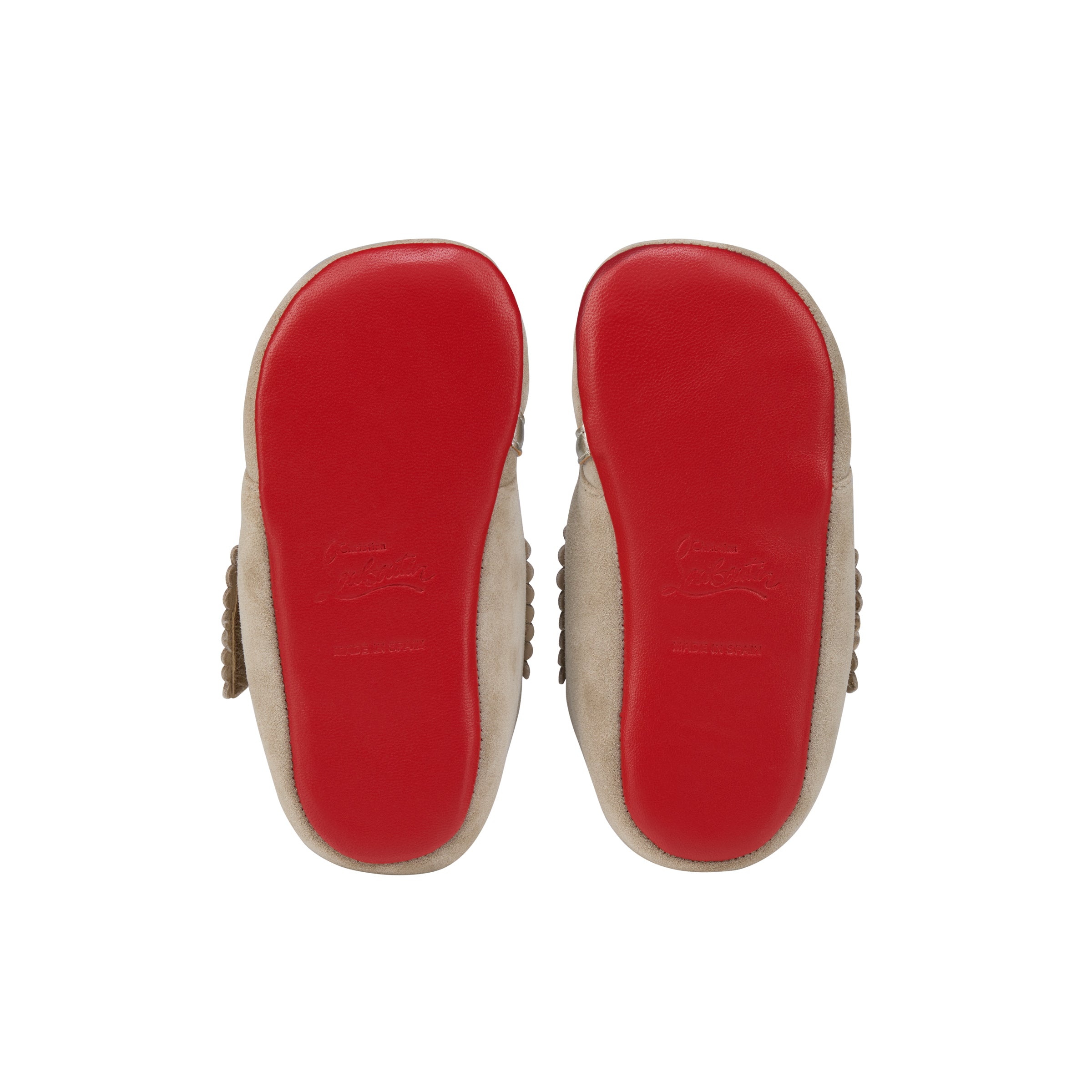 Christian Louboutin Easy Baby Love Kids Unisex Shoes | Color Beige