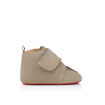 Christian Louboutin Easy Baby Love Kids Unisex Shoes | Color Beige