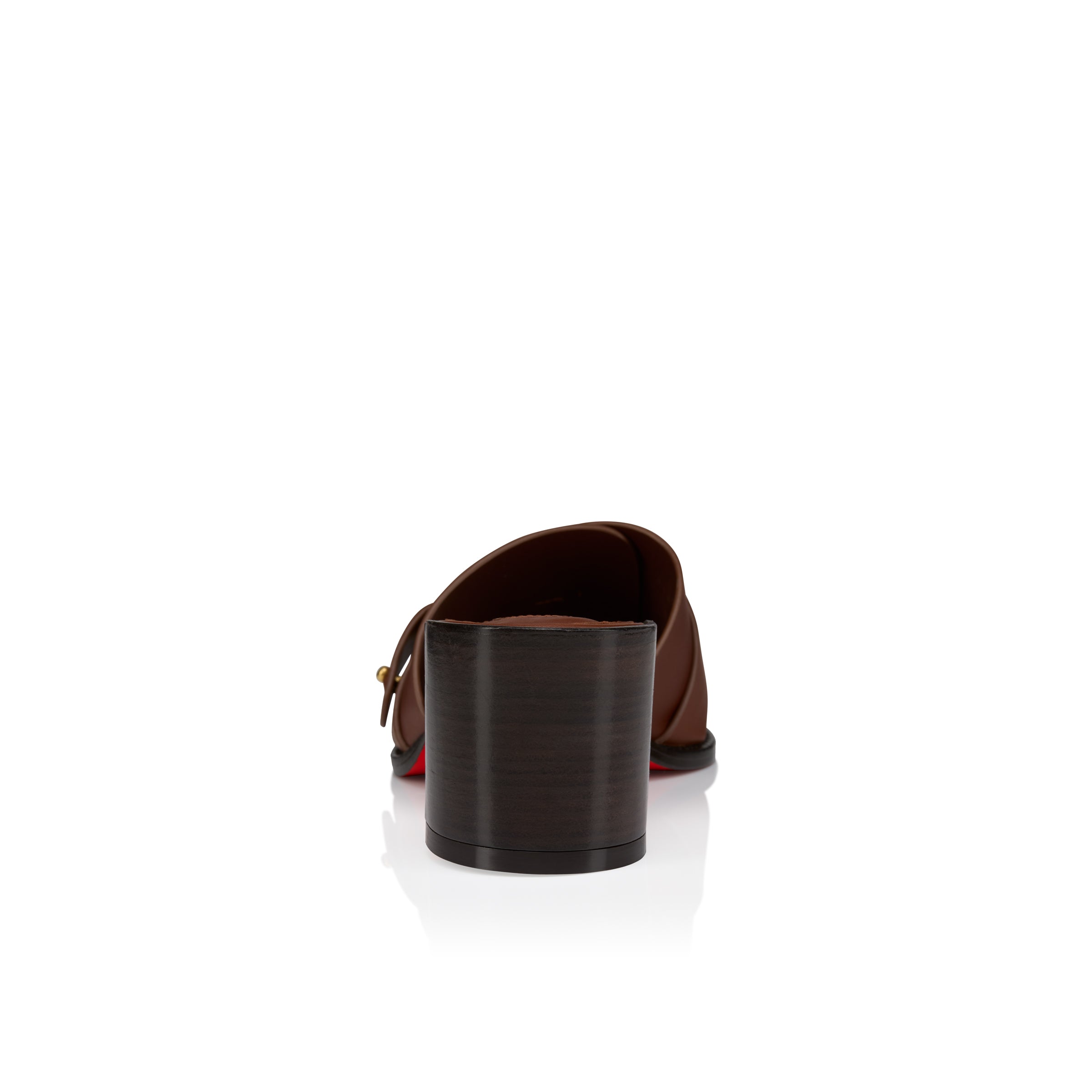 Christian Louboutin Her In Roma Mule Women Shoes | Color Brown New