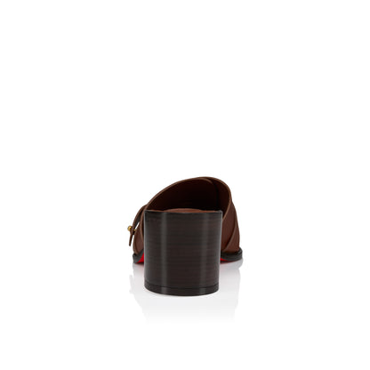 Christian Louboutin Her In Roma Mule Women Shoes | Color Brown New