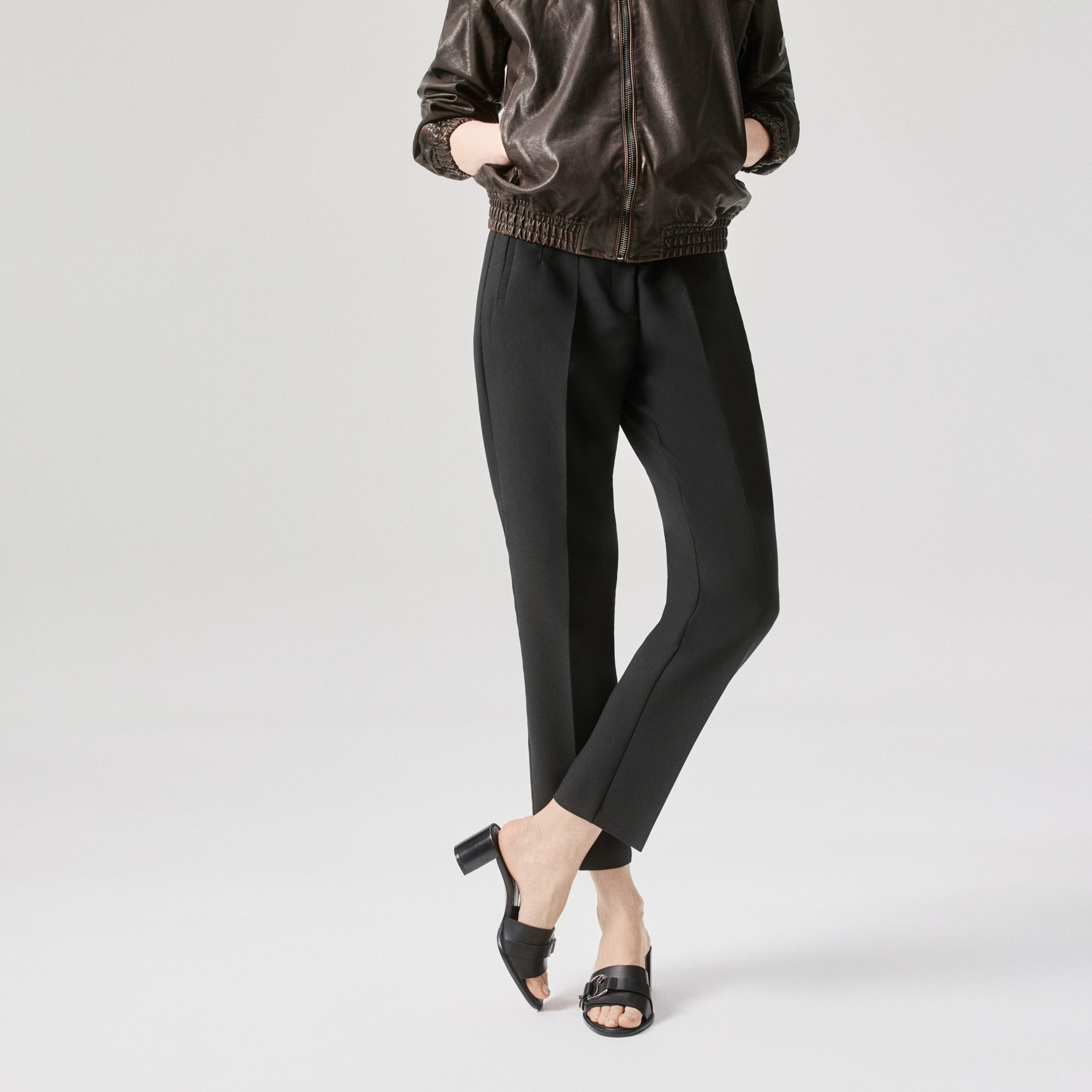 Christian Louboutin Her In Roma Mule Women Shoes | Color Black