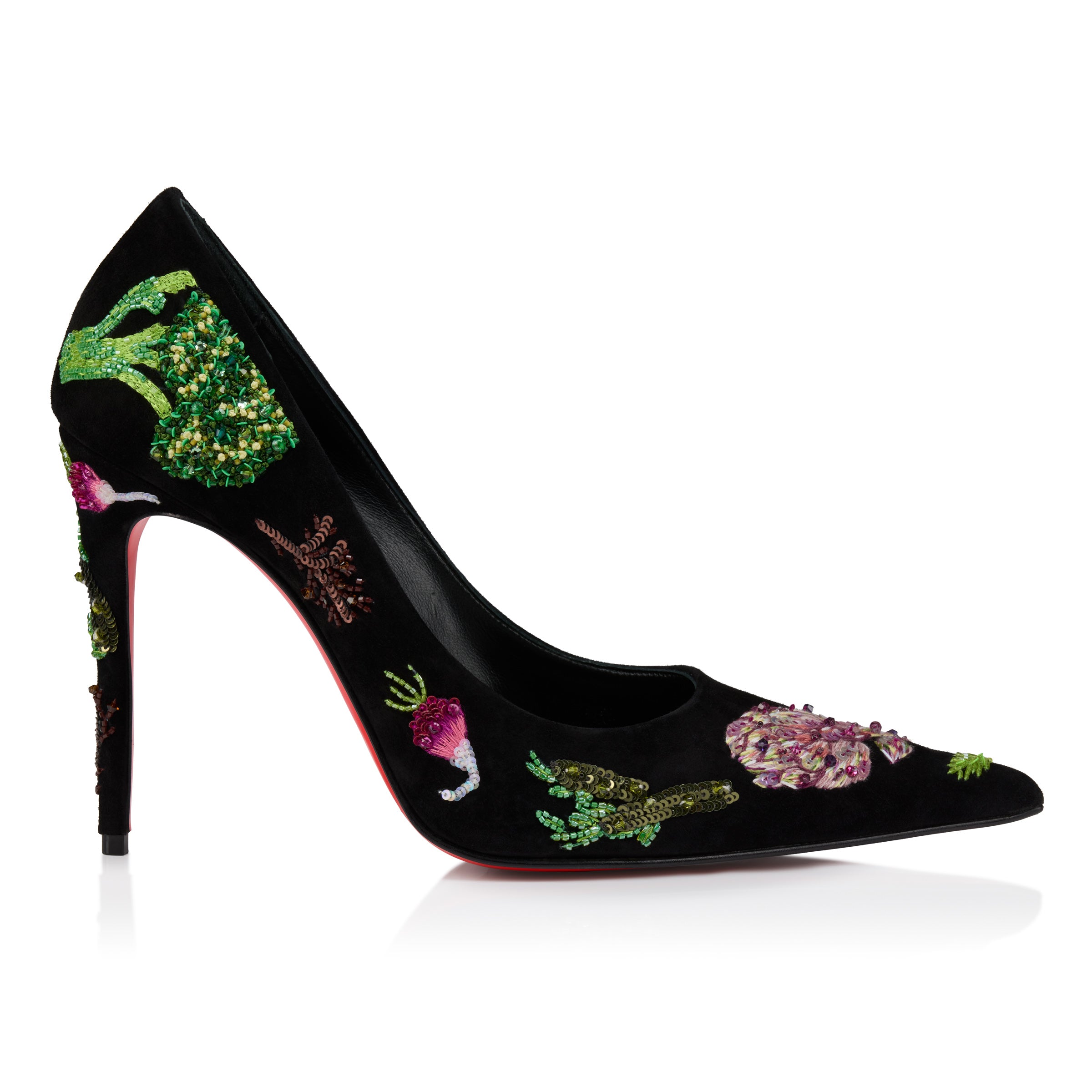 Christian Louboutin Kate Max Veggie Women Shoes | Color Black
