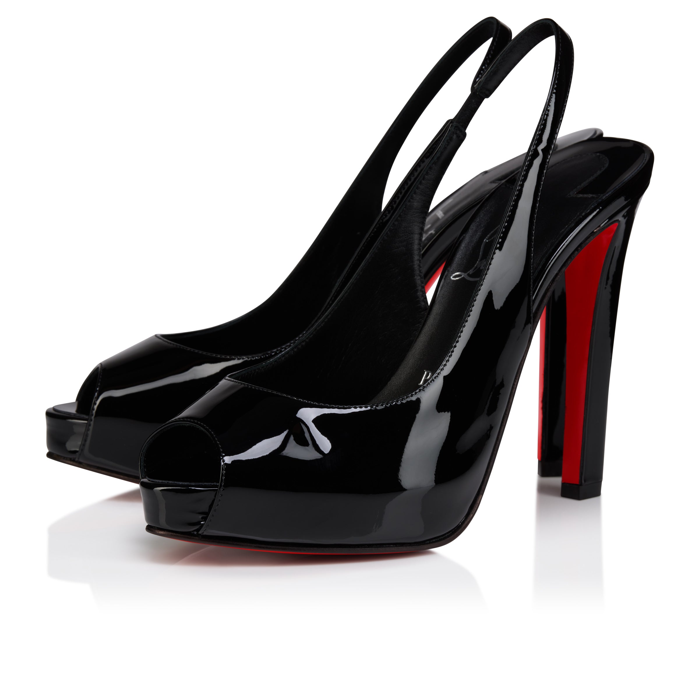 Christian Louboutin Lady Fanny Sling Women Shoes | Color Black