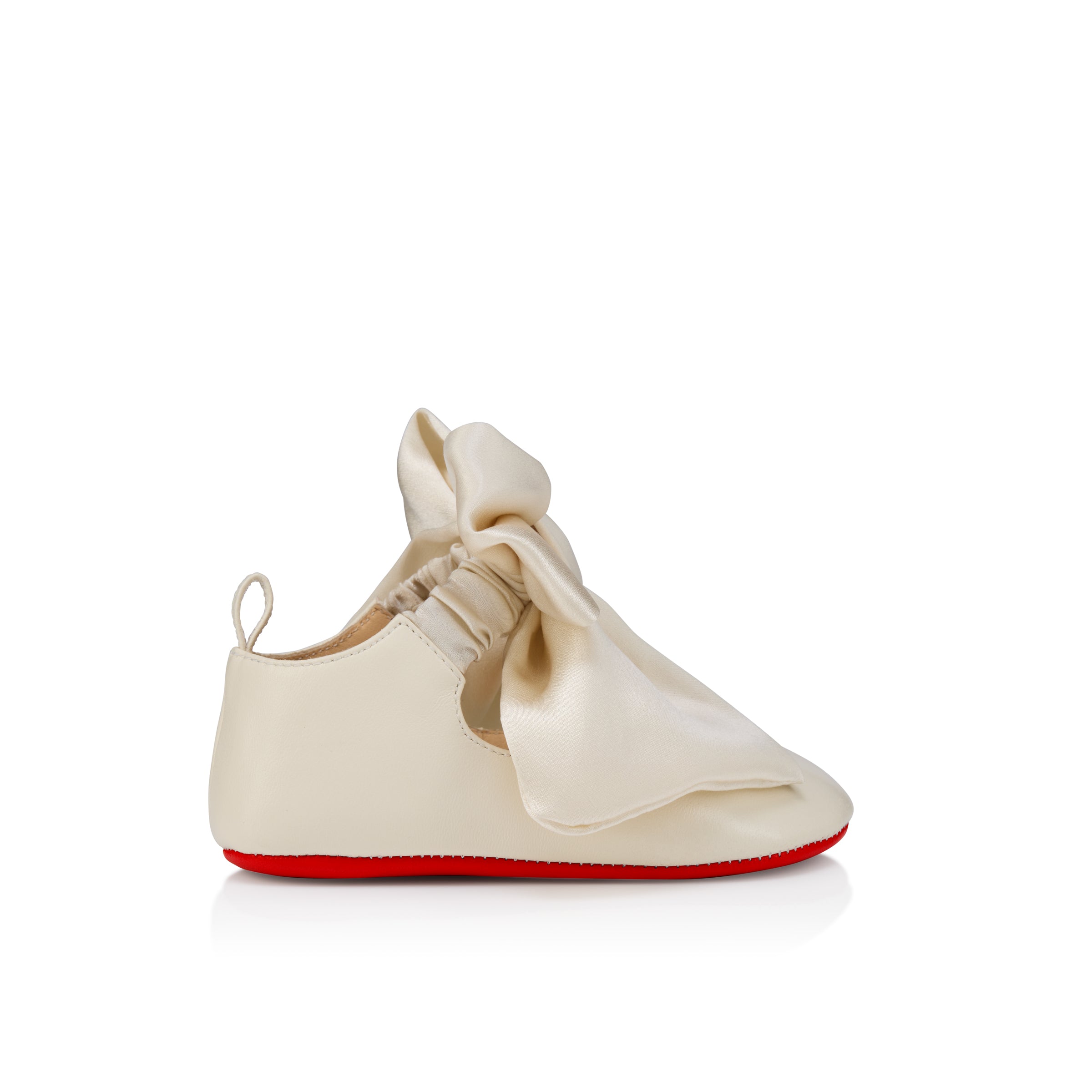 Christian Louboutin Lou Babe Nodo Kids Unisex Shoes | Color White