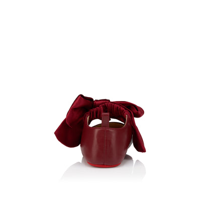 Christian Louboutin Lou Babe Nodo Kids Unisex Shoes | Color Red