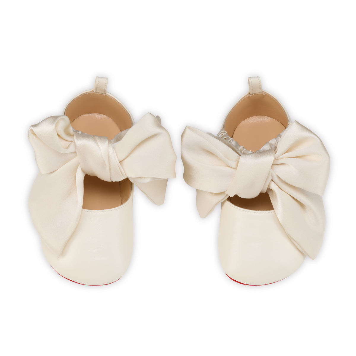 Christian Louboutin Lou Babe Nodo Kids Unisex Shoes | Color White