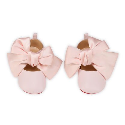 Christian Louboutin Lou Babe Nodo Kids Unisex Shoes | Color Pink
