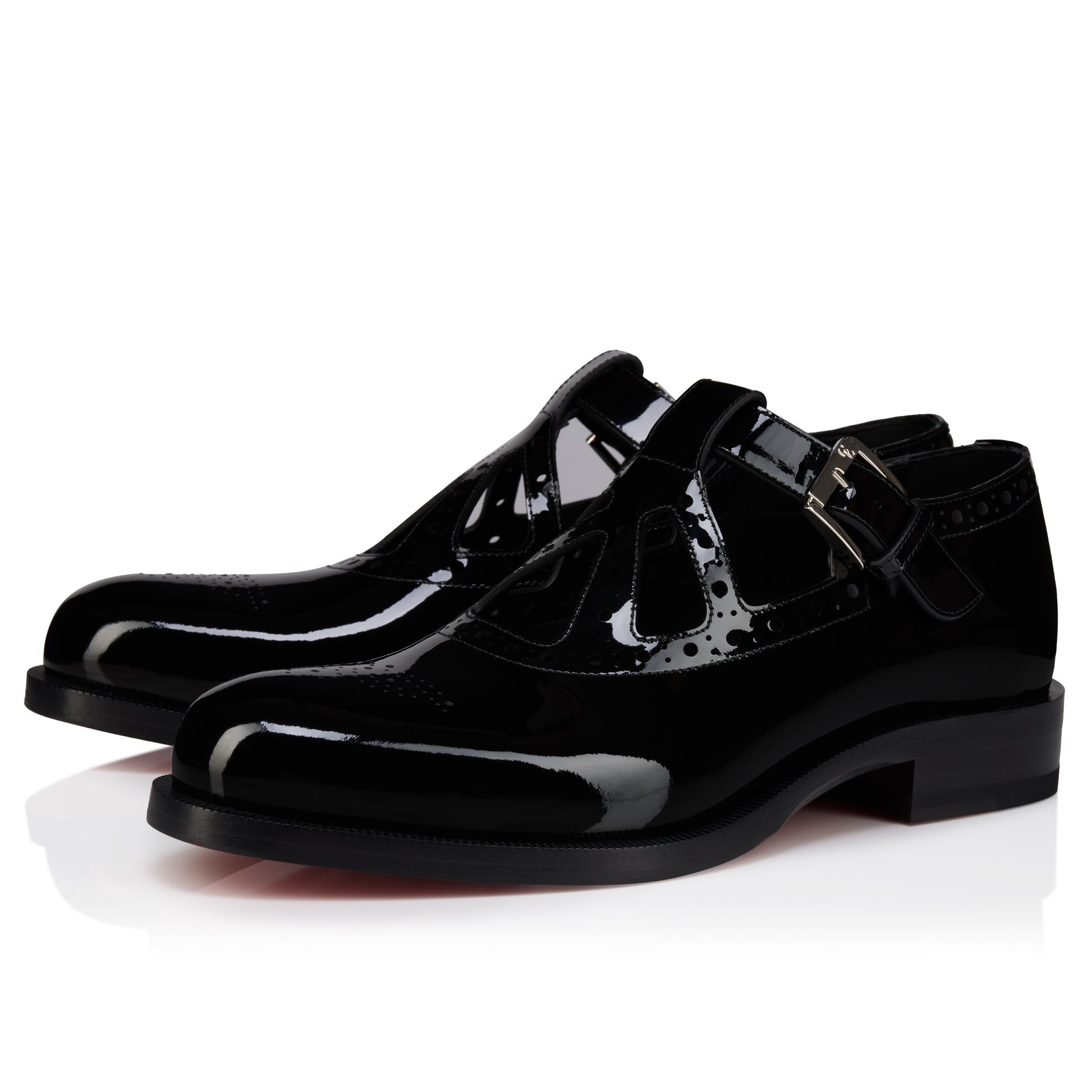 Christian Louboutin Marc Poppin Men Shoes | Color Black