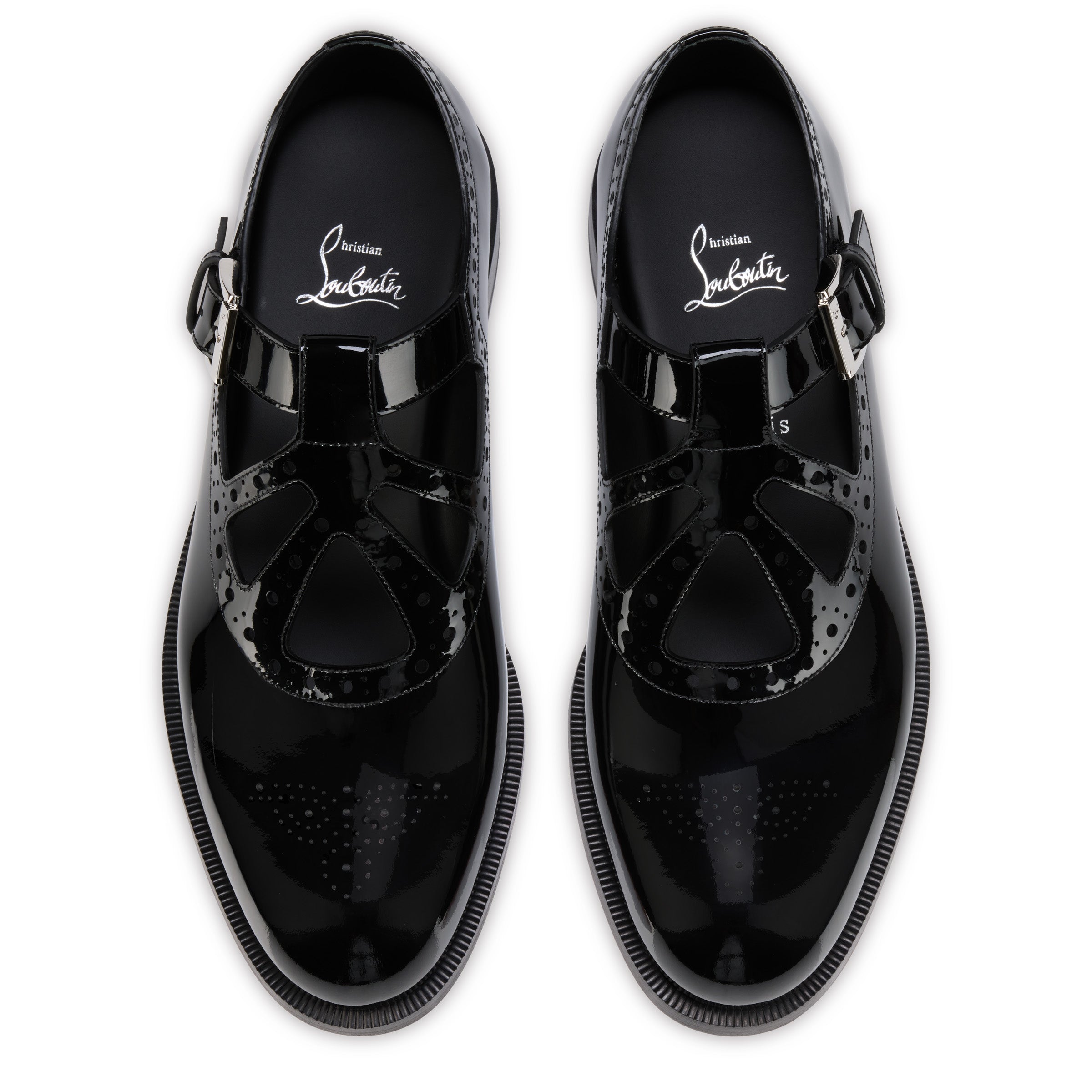 Christian Louboutin Marc Poppin Men Shoes | Color Black