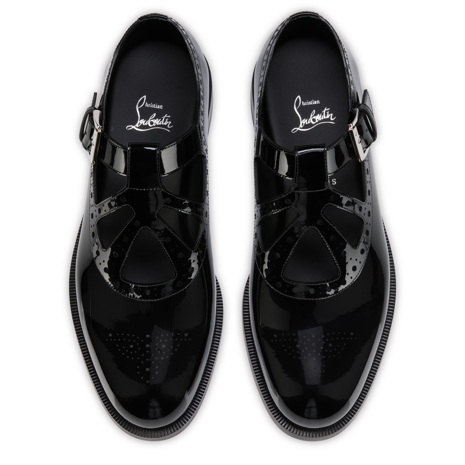 Christian Louboutin Marc Poppin Men Shoes | Color Black